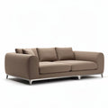 Canapé moderne en tissu beige dimensions 200 x 90 x 85 cm